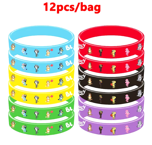 Bluey Cartoon Silicone Bracelet Cute