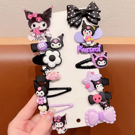 14Pcs/set Kawaii Cute Kuromi Stretch