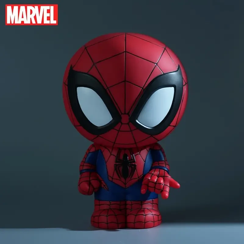 Marvel Spider-Man Collectible Figurine Bank - PVC Movie Merch, Novelty Money Saving Statue, Perfect Gift for Parents & Teachers