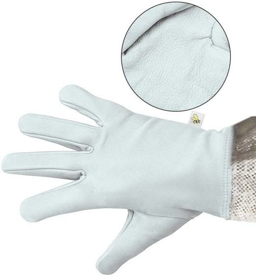 Protection Products Three-layer Breathable Mesh Sheepskin Anti-bee Glove