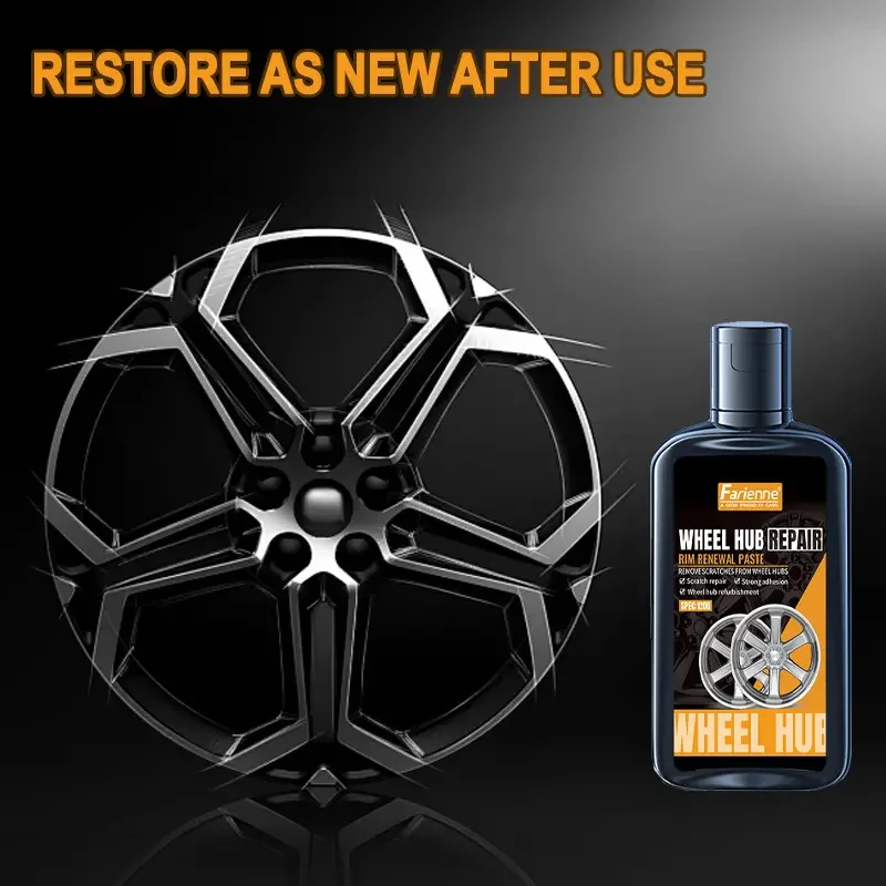 120g Premium Wheel Repair Kit: Scratch & Oxidation Remover, No-Residue Car Maintenance Polishing Paste for Enhanced Vehicle Care