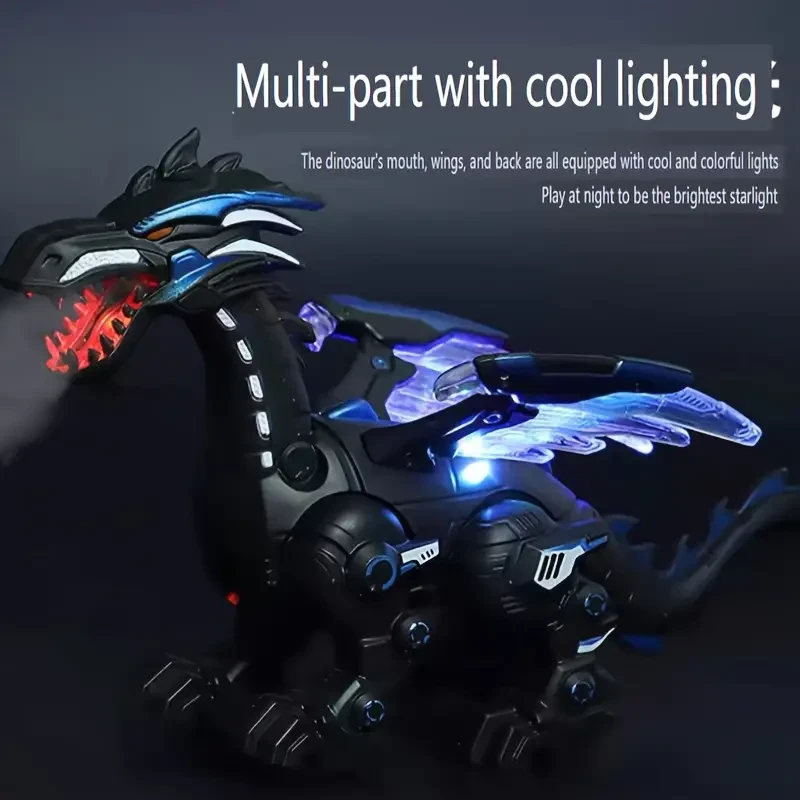 Spray Dinosaur Walking Spray Dinosaur Light Show Dragon Assembly Dinosaur Walking Sound And Light Spray Dinosaur