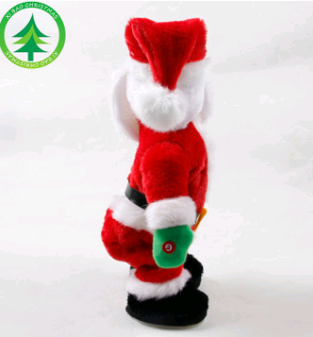 Christmas Decorations Electric Santa Toys Creative Twist Music Santa Claus Doll