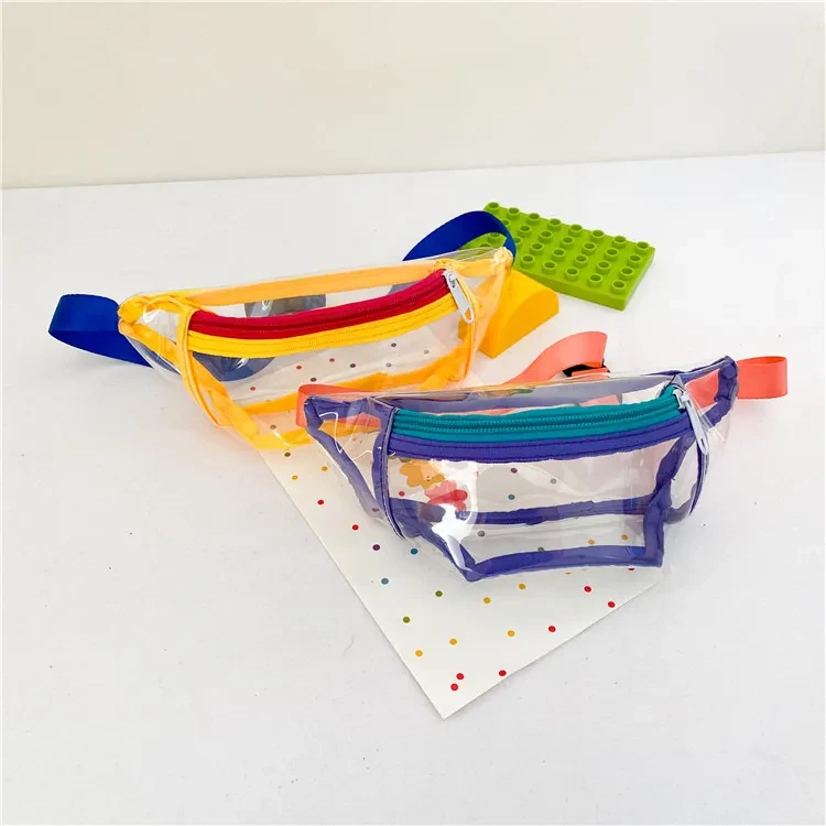 Children's Transparent Plastic Beach Jelly Waist Pack