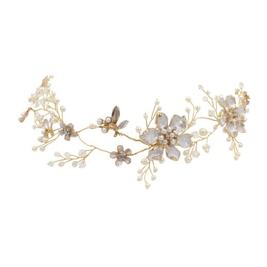 Crystal Bridal Hair Accessories Exquisite Alloy Lacquer Flowers