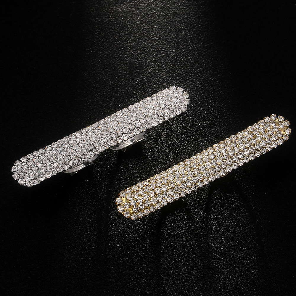 Geometric Ring Women's Rhinestone Simple Double Ring