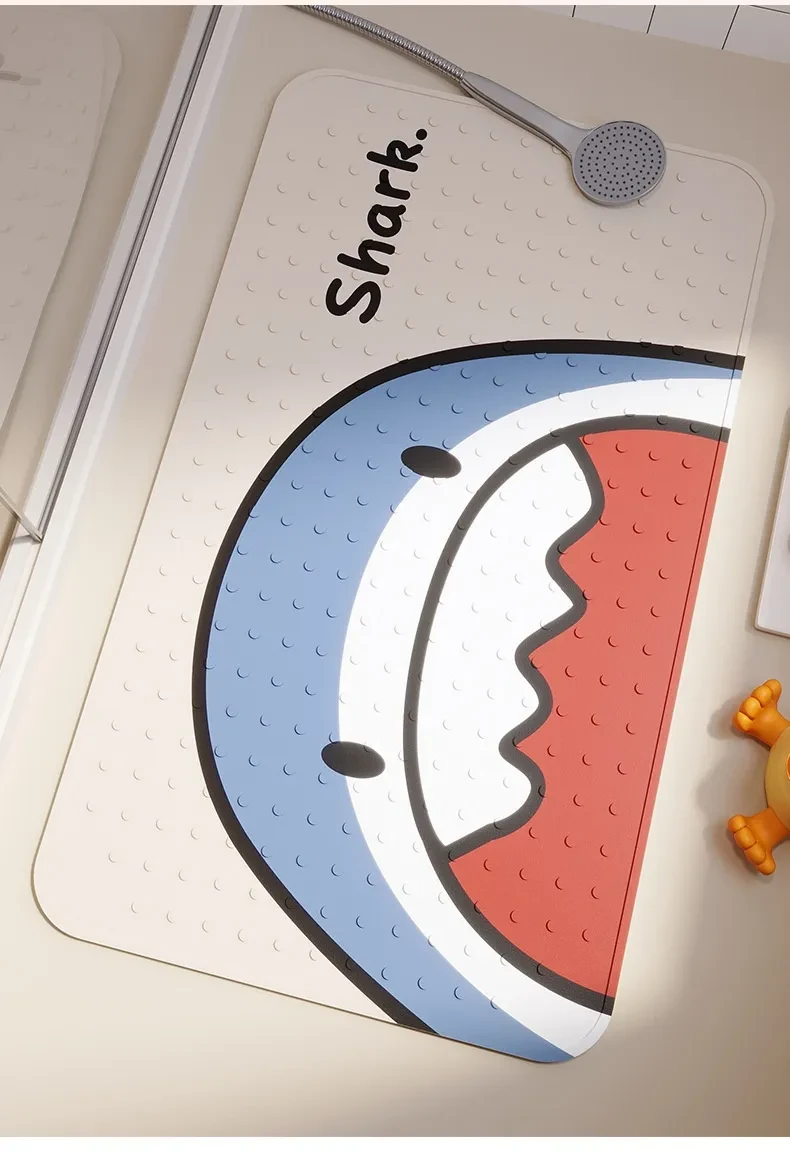 Home Bathroom Anti-slip Anti-fall Suction Cup Pad Shower Room Foot Mat Children's Bath Floor Mat