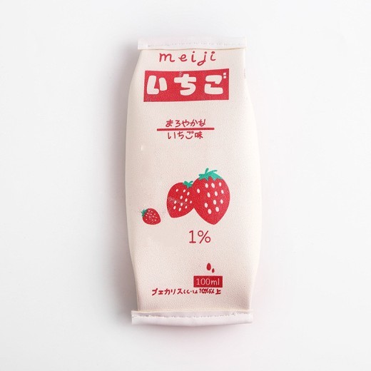 Strawberry milk pencil case