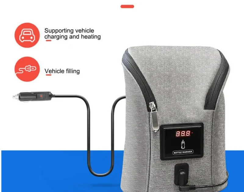 Baby Bottle Warmer Portable Travel Breast Milk Warmer