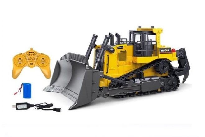 RC Bulldozer  1:16 Scale Remote Control Bulldozer with Alloy Construction