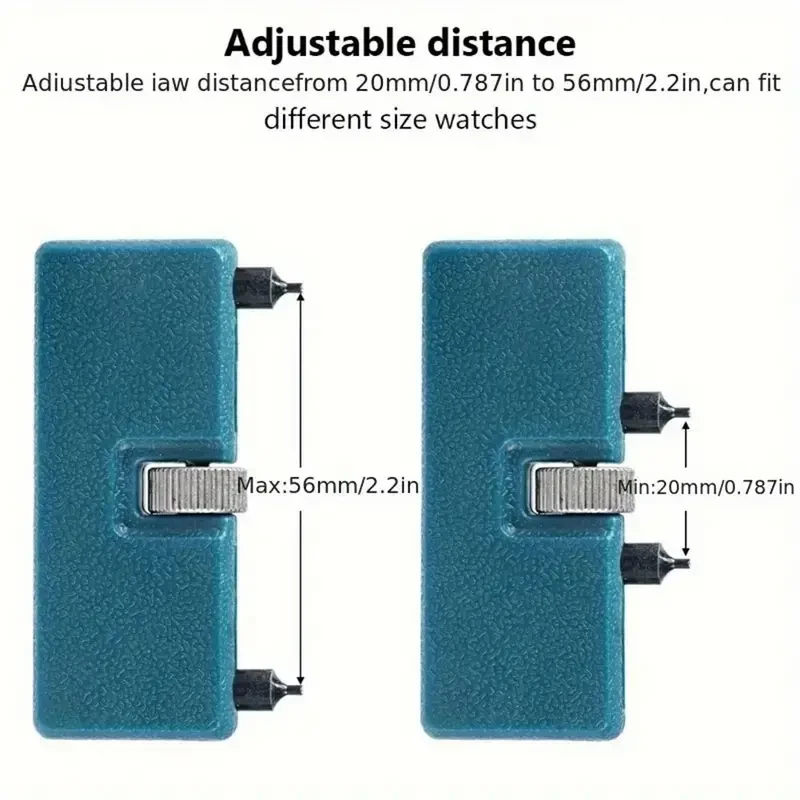 Adjustable Watch Back Case Opener - Watch Battery Replacement Tool