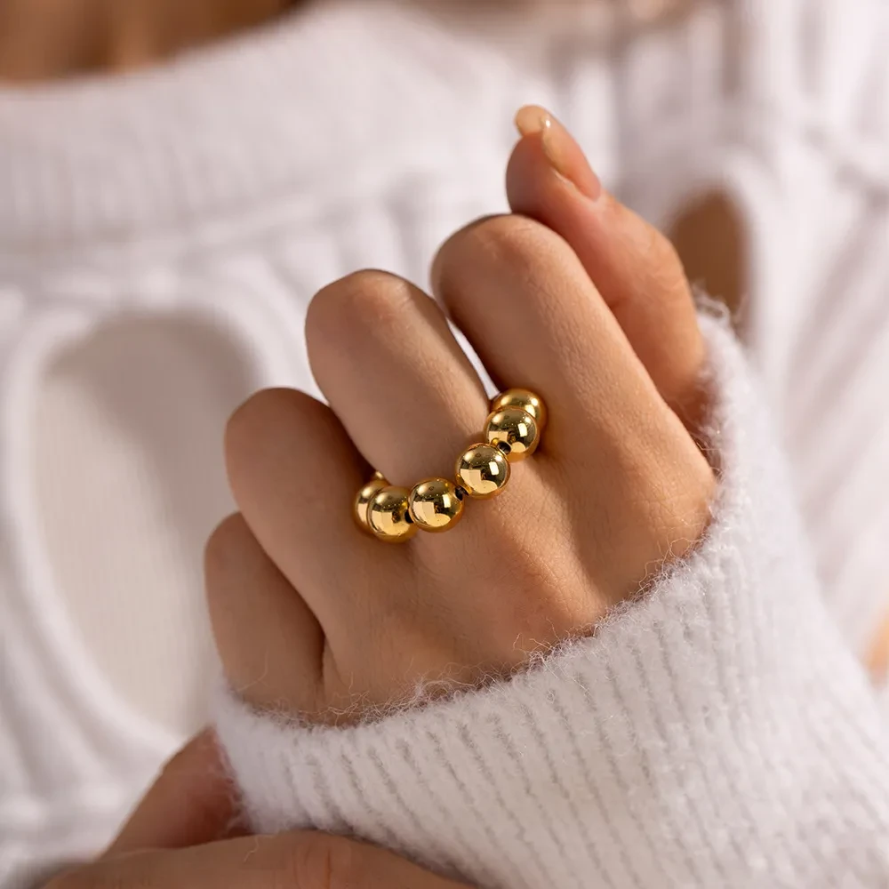 Fashionable New Light Luxury Stainless Steel Ring