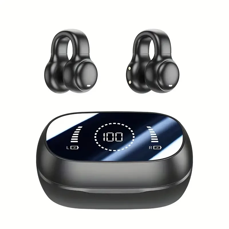 New M47 Wireless Earphones, Good-looking, High-quality, With Charging Compartment, Non-in-ear Clip-on Earphones, Comfortable Earphones, Good Gifts For Male And Female Friends