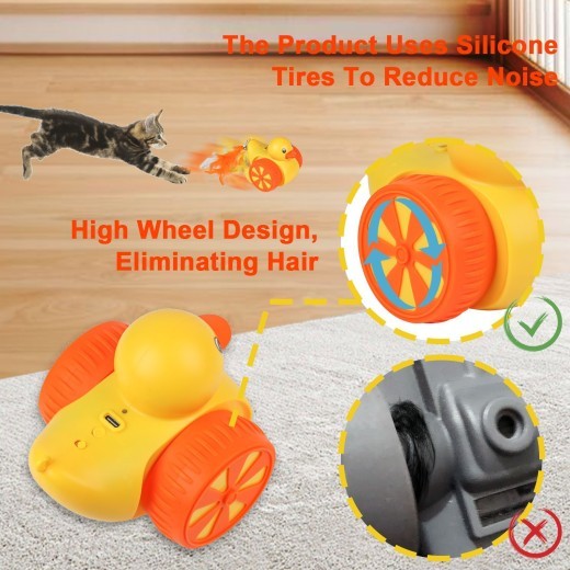 Funny Cat Smart Laser Cat Toy USB Charging Mobile Multi-replacement Head Calls