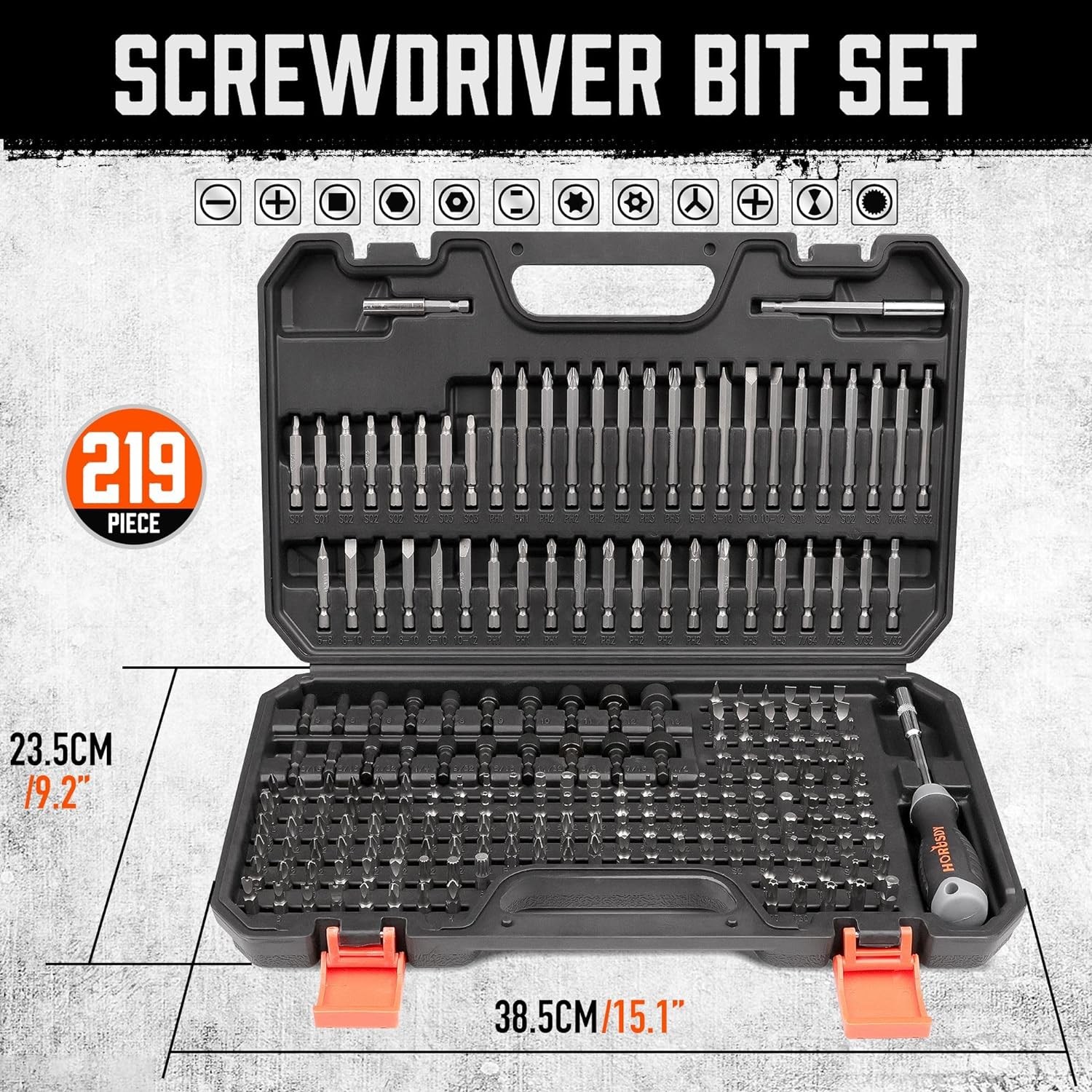 Screwdriver Bit 219pc Set