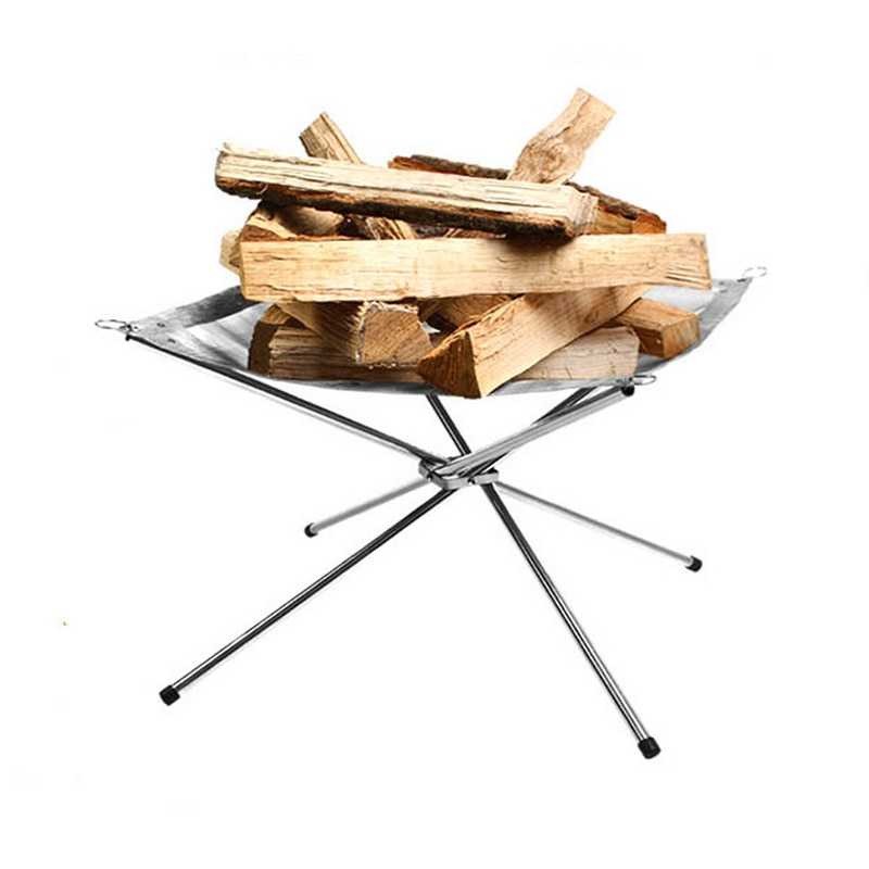 GLOP Portable and Lightweight Campfire Stand for Perfect Camping, Picnic and Outdoor Activities