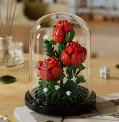 Flower Bouquet Bonsai Building Blocks