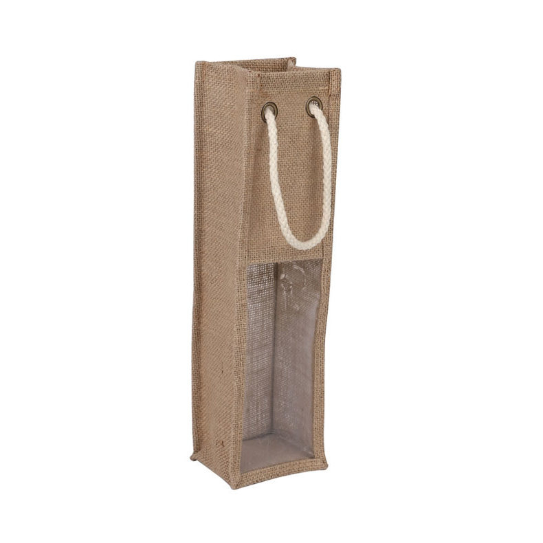 Jute Hand-held Red Wine Gift Bag