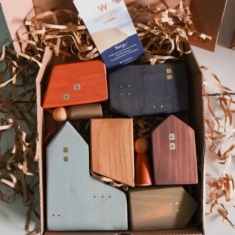 Woodwood Toys Little Town | Wooden Toys