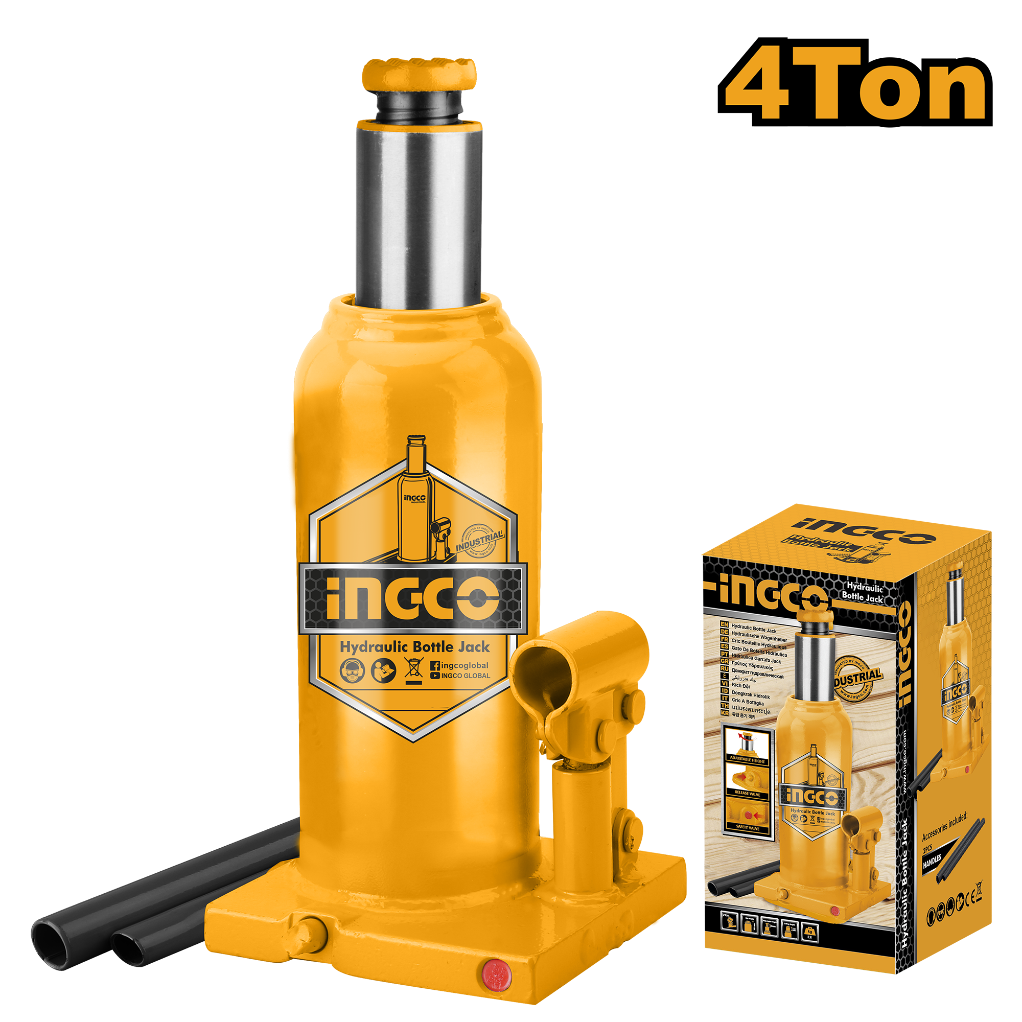 Hydraulic bottle jack