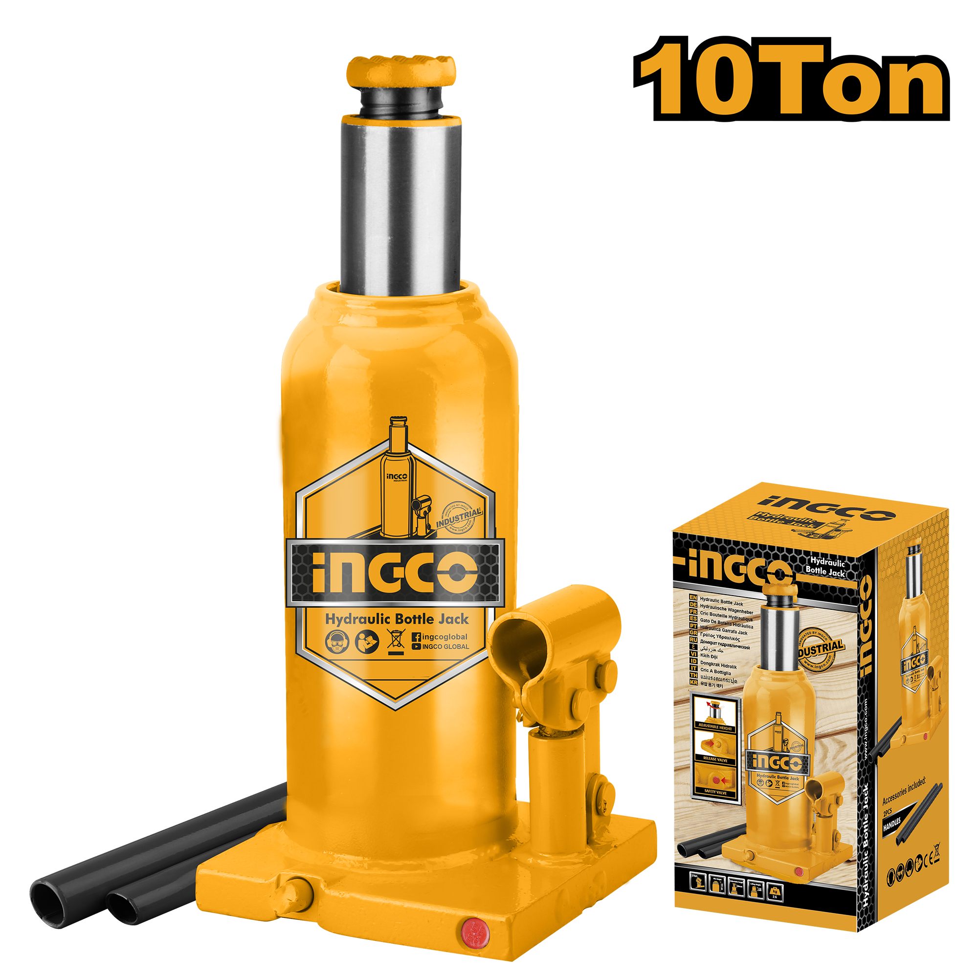 Hydraulic bottle jack 10TONS