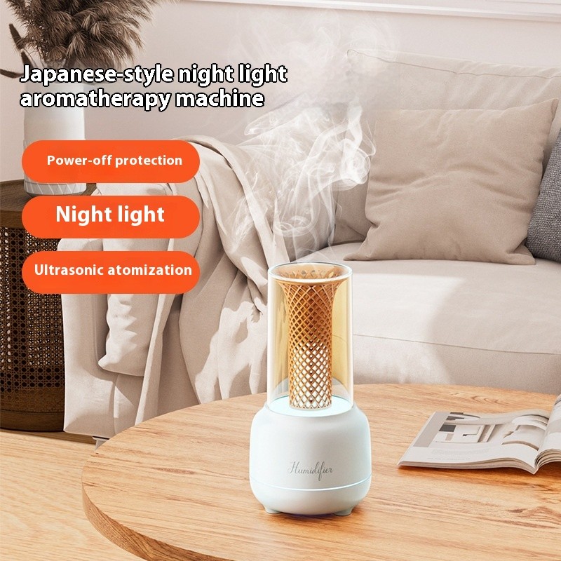 Candlelight Aroma Diffuser Color Light Humidifying USB Night Light
