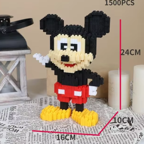 1500pcs Mickey Mouse Blocks