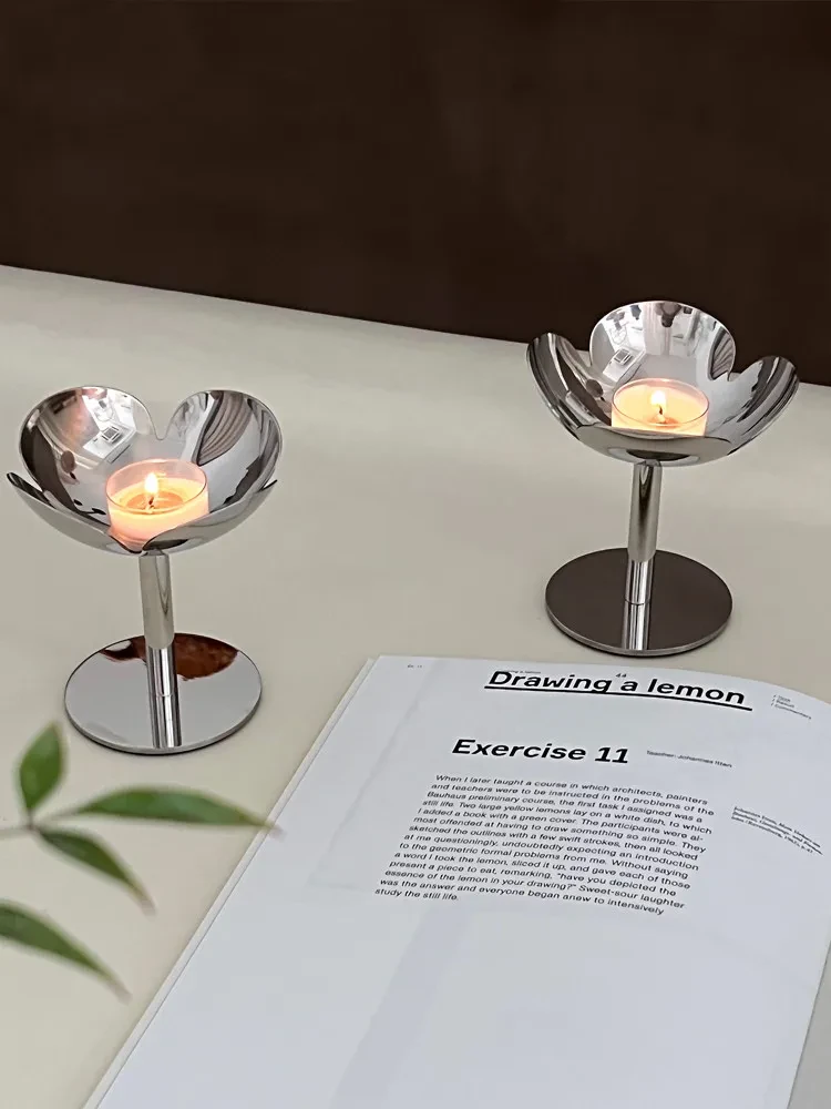 Luxury Stainless Steel Petal BowlIce