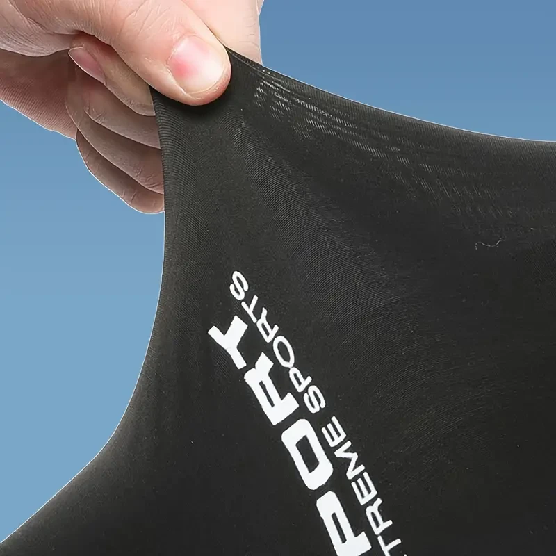 Summer Cooling Arm Sleeves Cover Solid Color UV Sun Protection Anti Slip Arm Sleeves