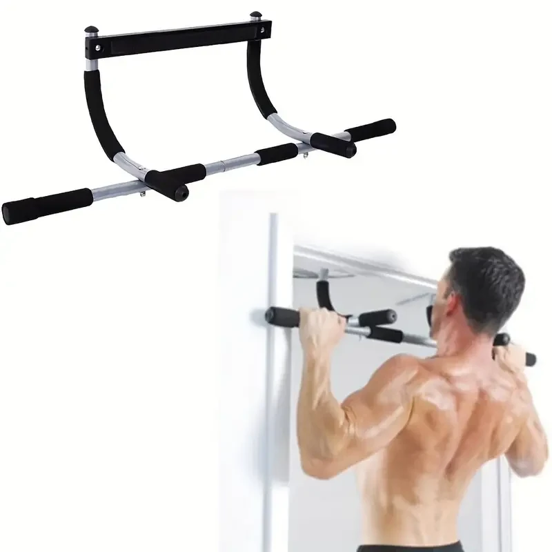 Pull Up Bar for Doorway, Heavy Duty Total Upper Body Workout Bar Fitness Tools for Home Gym Black