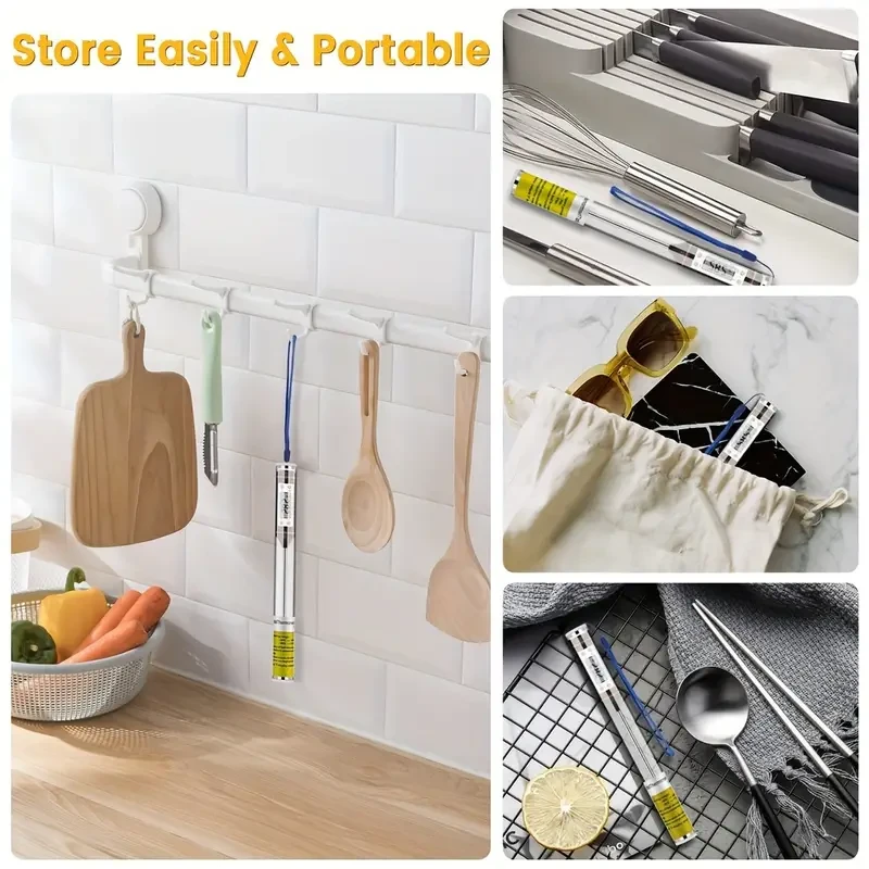 1PC Digital Instant Read Meat Thermometer - Kitchen Food Cooking Thermometer with Backlight LCD