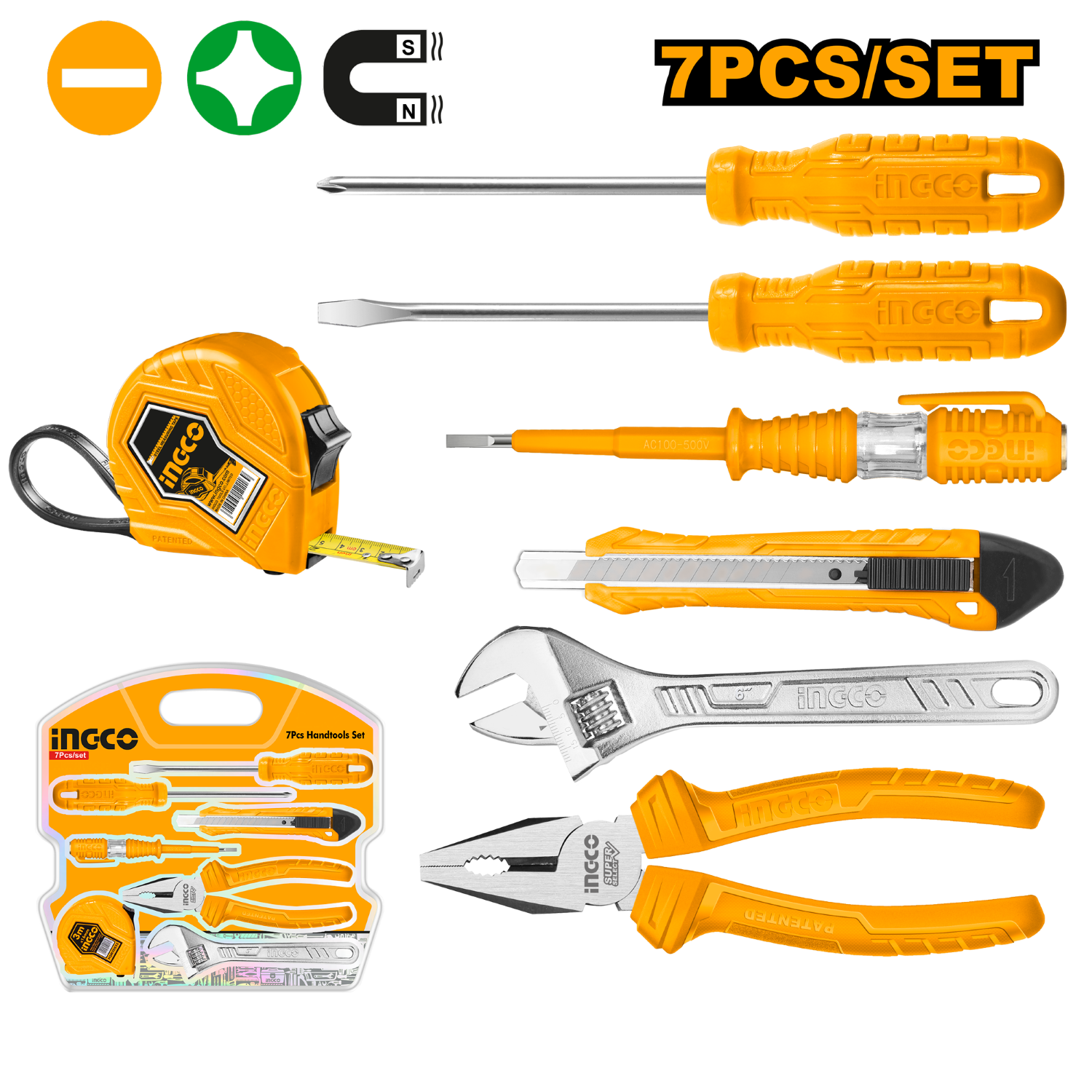 Handy Ingco Tools 7Pcs Set