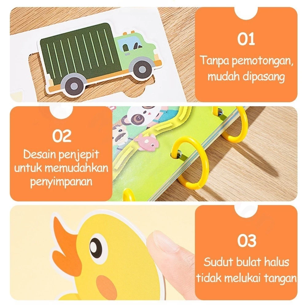 30 Page Quiet Book Book Book Education Book Children Kids Activity Child Activity Montessorri Activity Book Education