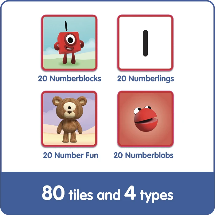 Hand2Mind Numberblocks Memory Match Game