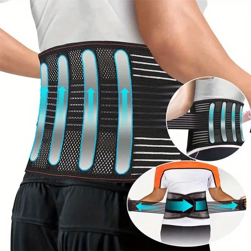Back Brace for Lower Back Pain Relief and Sciatica - Breathable Lumbar Support Belt