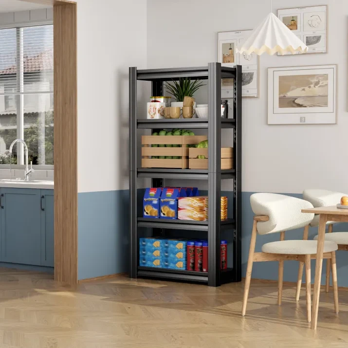 Garage Storage Shelves Heavy Duty, 5 Layers Adjustable Height Metal Shelving Unit, Suitable For Garage Basement, Industrial Shelves Practical Shelves