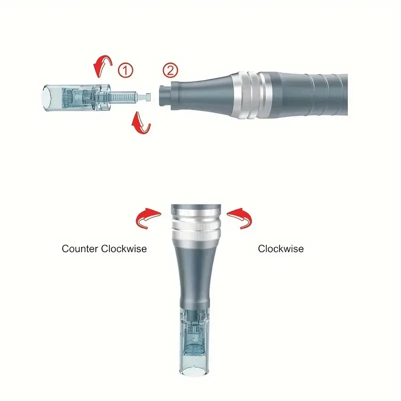 15pcs Dr RealPen Ultima Professional Wireless Derma Pen M8, with Nano Needle Cartridge, USB Rechargeable 300mAh Lithium Battery, Unscented Auto Microneedle System