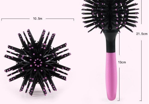 High Temperature Resistant 3D Ball Comb For Air Styling Hairdressing Tools