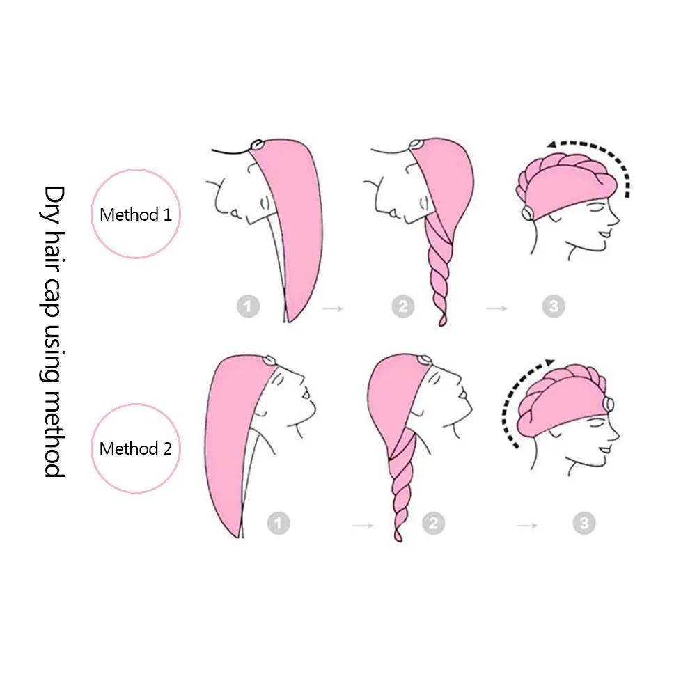 Magic Microfiber Hair Fast Drying Dryer Towel