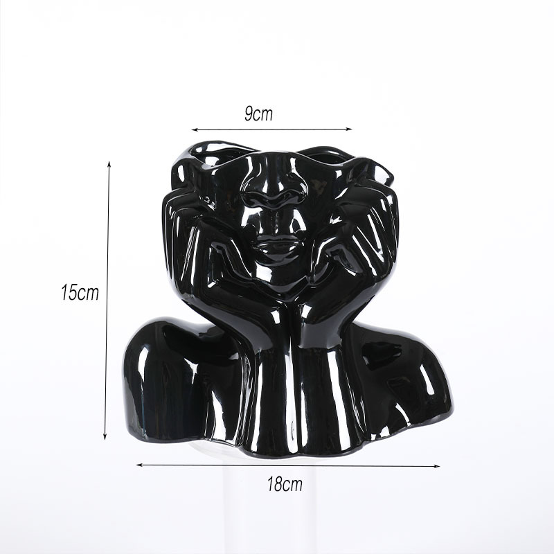 Home Decor Ceramic Vases Flower Vase Sculpture Crafts