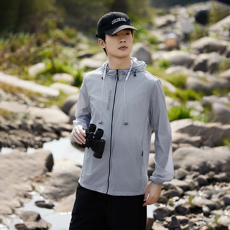 SunGuard UPF70 Ice Silk UV Protection Hooded Jacket