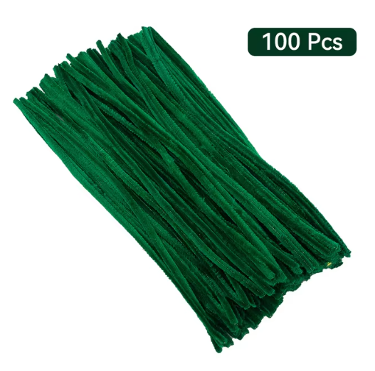 100pc Plush Stick Colorful