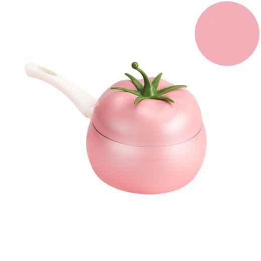 Household Fashion Tomato Shape Non-stick Cooking Milk Pot