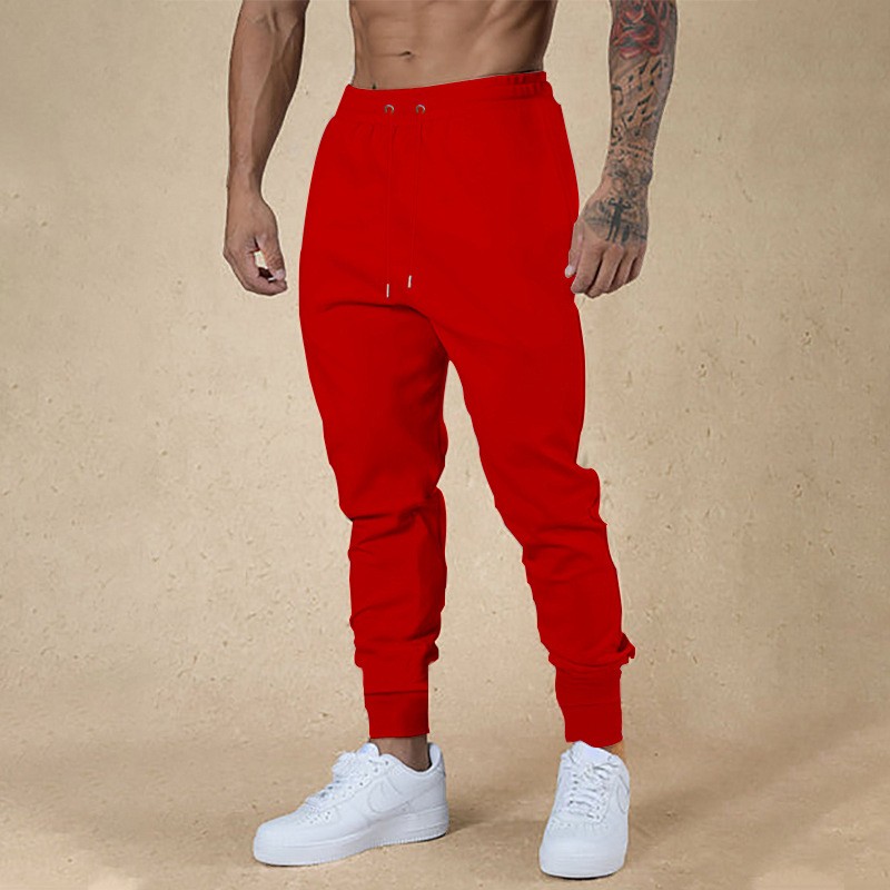 Ankle-Tied Men's Fitness Pants
