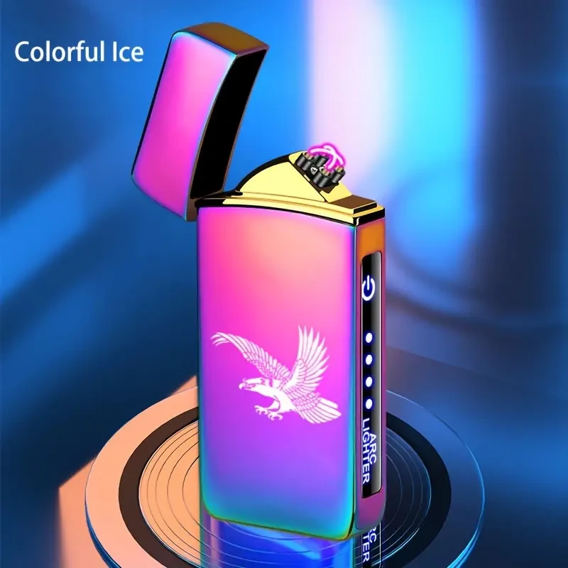 Outdoor Smart Windproof USB Charging Lighter - Rechargeable and Reusable