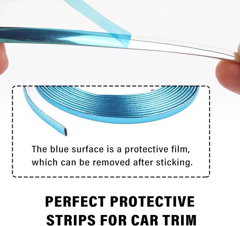 Car Chrome Styling Moulding Trim Strip 12mm x 5M