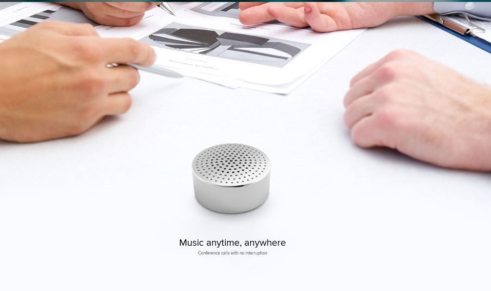 Bluetooth Speaker, Mi Bluetooth Speaker Mini, Full metal, Built-in microphone