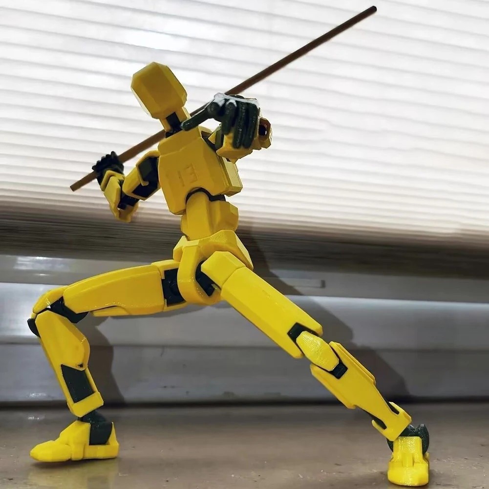 3D Printed Multi-Jointed Movable Lucky 13 Action Figure