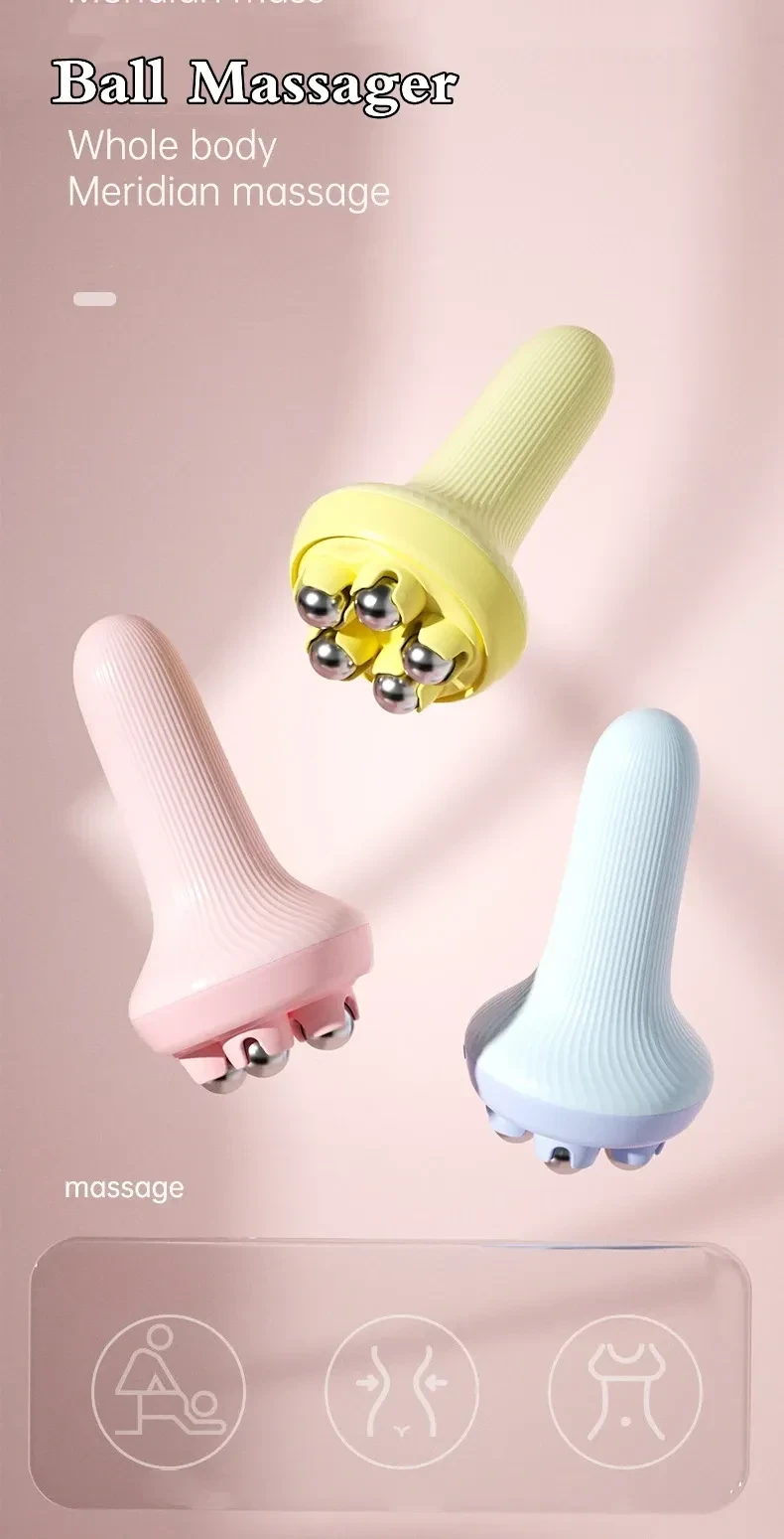 Hand-held 5-ball Inner Leg Shaping Meridian Massager