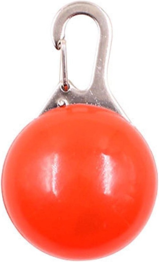 LED Luminous Pet Round Pendant Luminous Dog Tag Pet Charm Dog Flashing Tag Dog Collar Light, Suitable For Pets To Walk At Night